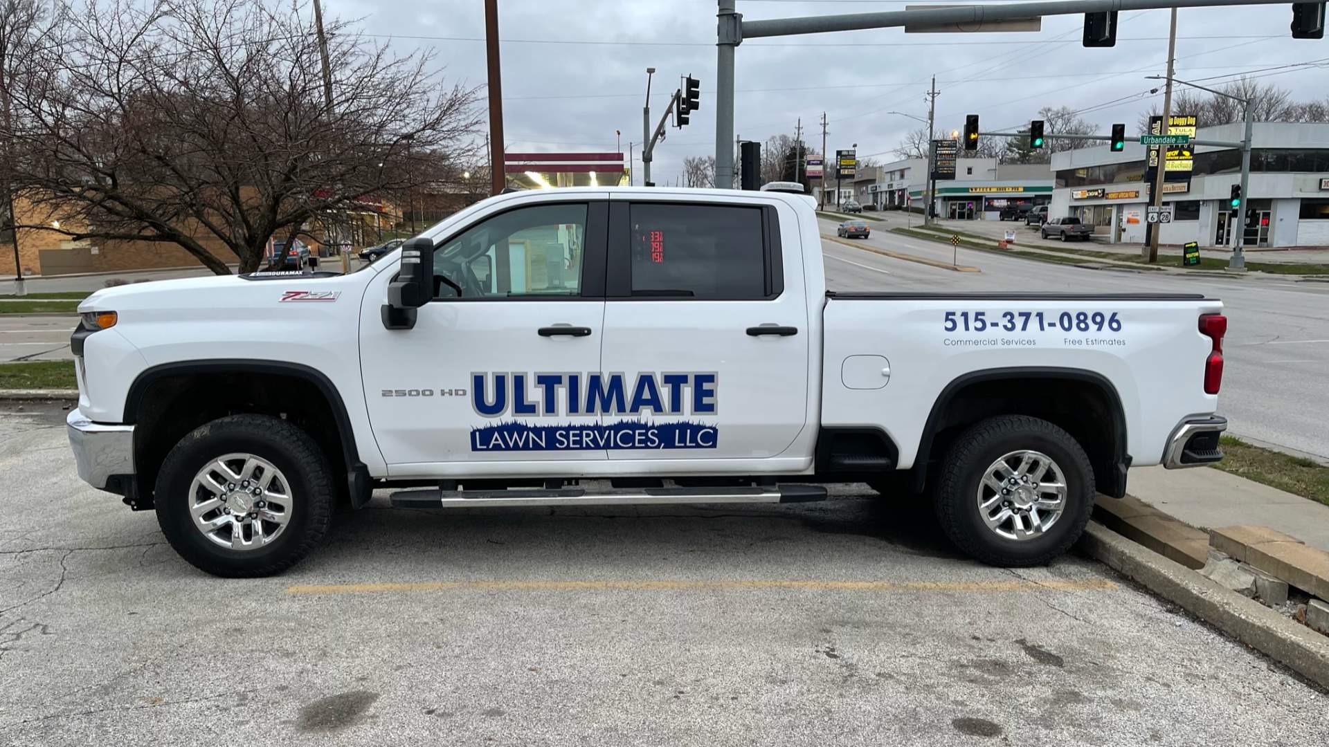 Work truck in Des Moines, IA.